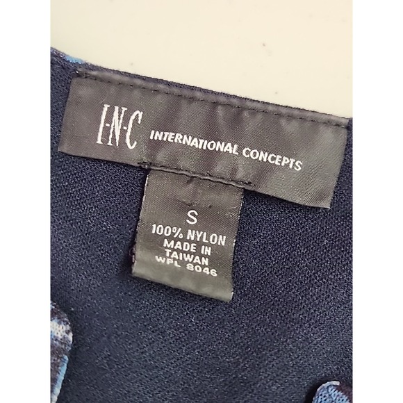 Vintage Inc International Concepts Moroccan Tile Design Top Women L Boho Y2K 90s - Picture 5 of 8